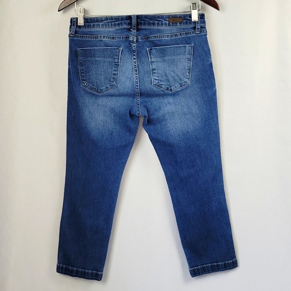 Kut from the Kloth Women's Blue Cropped Ankle Jeans